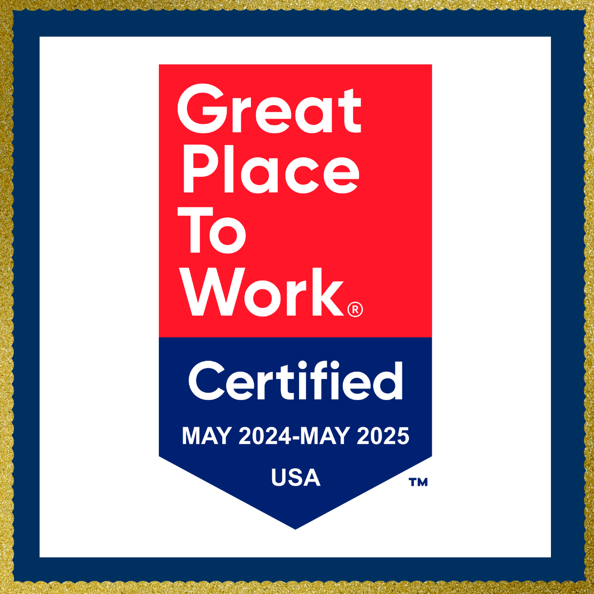 Great Place to Work Award 2024-2025